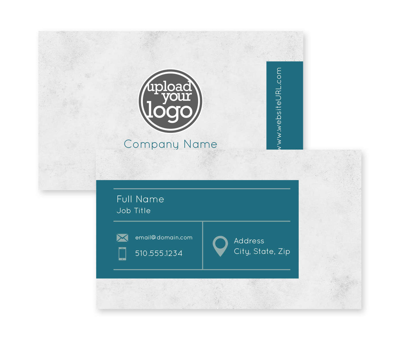 Granite Tab Business Card 2x3-1/2 Rectangle Horizontal