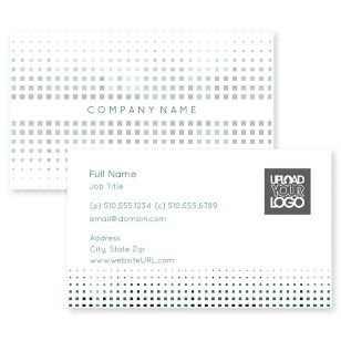 Audio Wave Business Card 2x3-1/2 Rectangle Horizontal - Tropical Teal