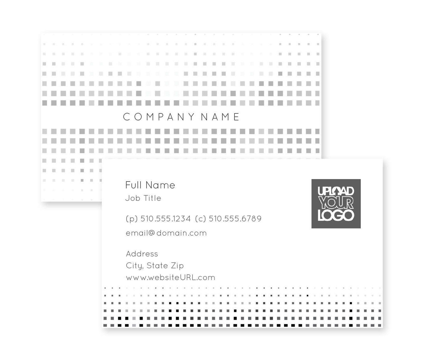 Audio Wave Business Card 2x3-1/2 Rectangle Horizontal