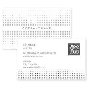 Audio Wave Business Card 2x3-1/2 Rectangle Horizontal - Iron