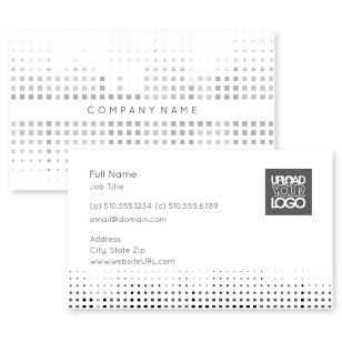 Audio Wave Business Card 2x3-1/2 Rectangle Horizontal - Iron