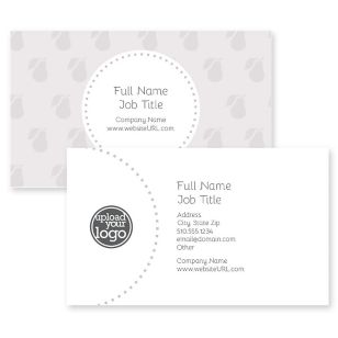 Circles in the Orchard Business Card 2x3-1/2 - Iron