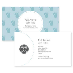 Circles in the Orchard Business Card 2x3-1/2 - Sky Blue
