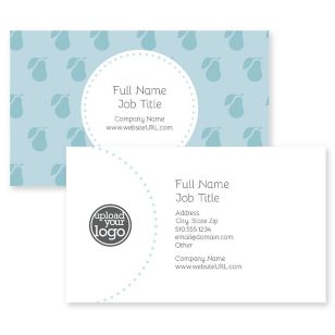 Circles in the Orchard Business Card 2x3-1/2 - Blue, Sky