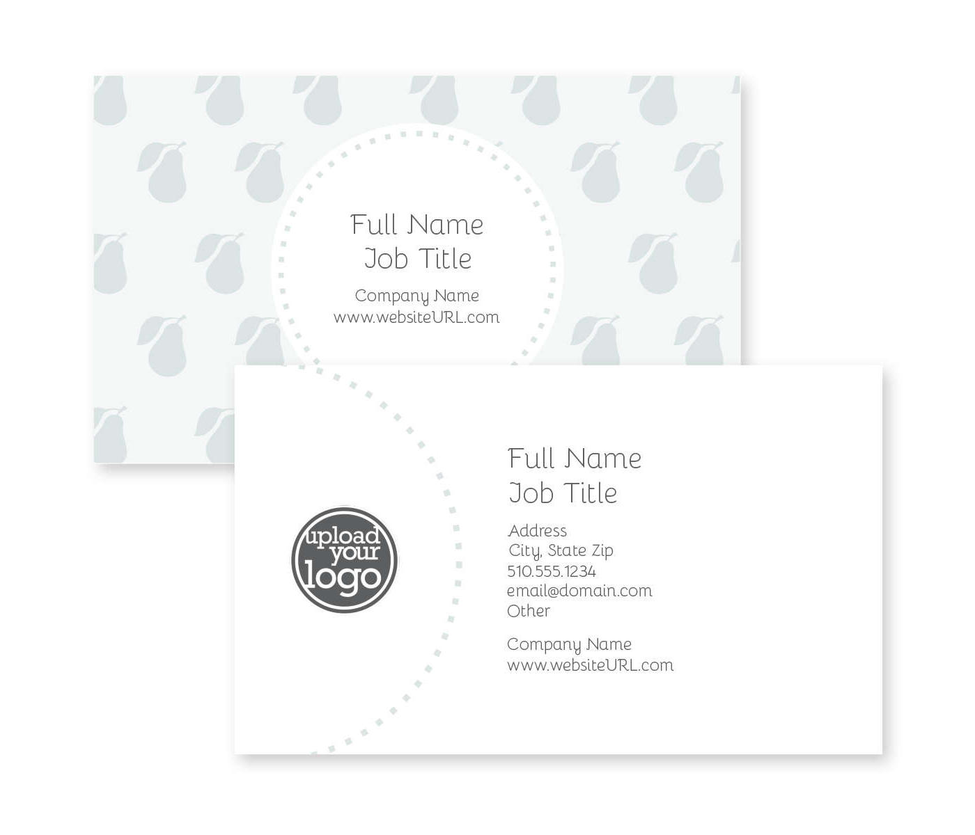 Circles in the Orchard Business Card 2x3-1/2 Rectangle Horizontal
