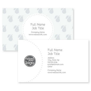 Circles in the Orchard Business Card 2x3-1/2 - Catskill White