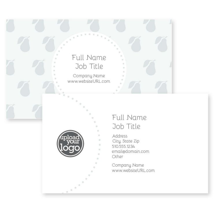 Circles in the Orchard Business Card 2x3-1/2 - Catskill White