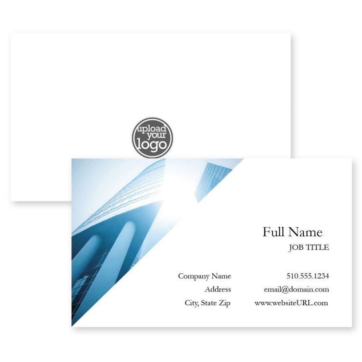 Classic Corners Business Card 2x3-1/2 Rectangle Horizontal