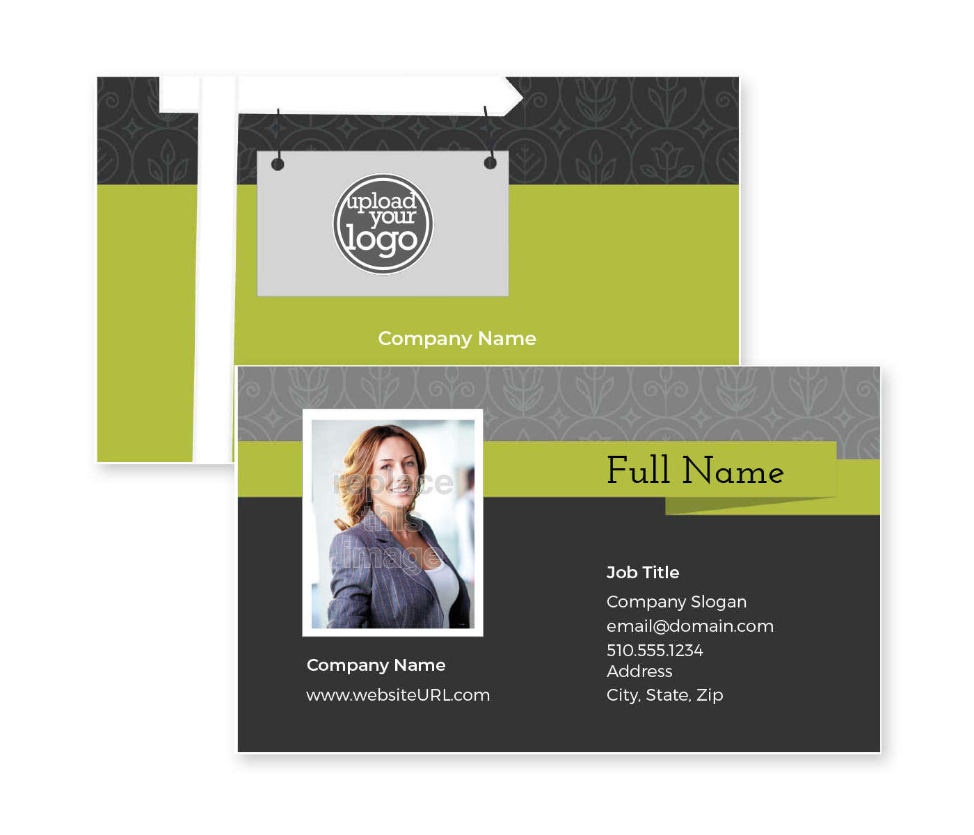 Fun Estate Business Card 2x3-1/2 Rectangle Horizontal