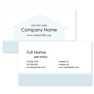Home Again Real Estate Business Card 2x3-1/2 - Catskill White