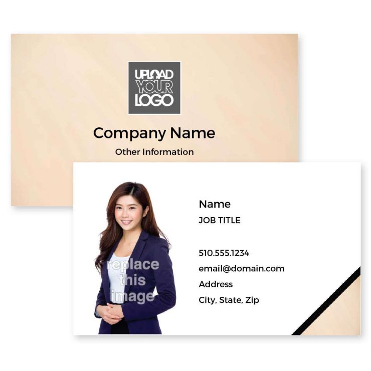 Home Sweet Home Business Card 2x3-1/2 Rectangle Horizontal - Black