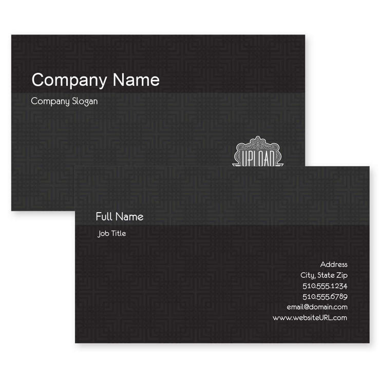 Labyrinth Checkers Business Card 2x3-1/2 Rectangle Horizontal