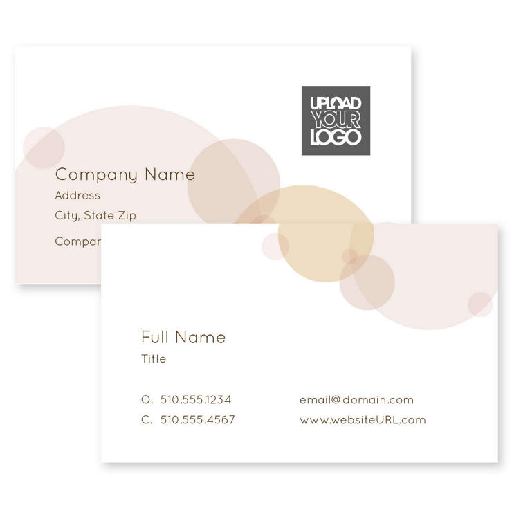 Speckles Business Card 2x3-1/2 Rectangle Horizontal