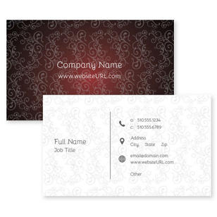 Stay Classy Business Card 2x3-1/2 Rectangle Horizontal - Wine