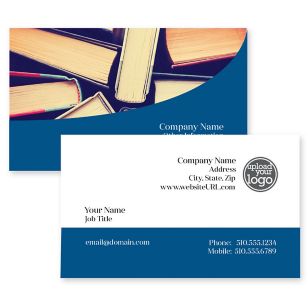 Swipe Card Business Card 2x3-1/2 Rectangle Horizontal - Venice Blue