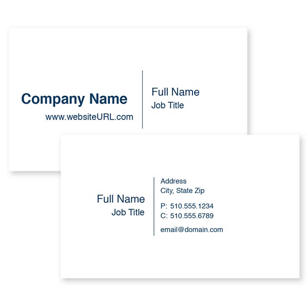 The Standard Style Business Card 2x3-1/2 - Deep Teal