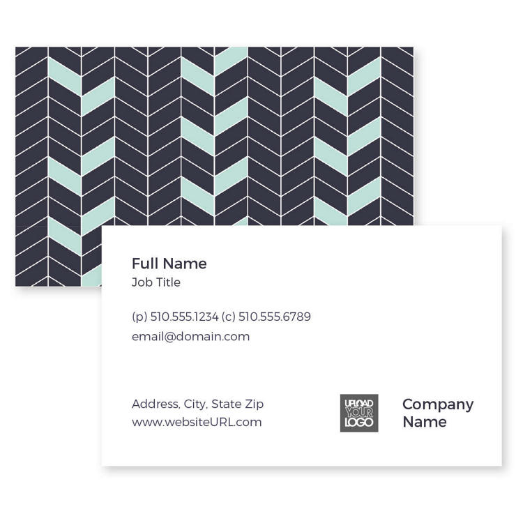 Tiled Card Business Card 2x3-1/2 Rectangle Horizontal