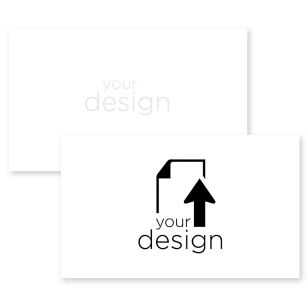 Your Design Business Card 2x3-1/2 Rectangle Horizontal - White