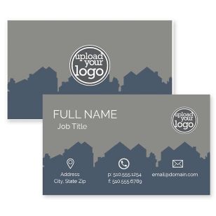 You're Home Business Card 2x3-1/2 Rectangle Horizontal - Venice Blue