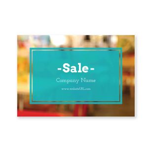 Blowout Sticker 2x3 Rectangle Horizontal - Tropical Teal