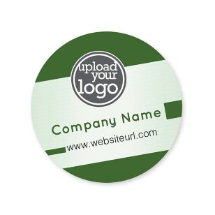 Bold Tilt Sticker 2x2 Circle - Verdun Green