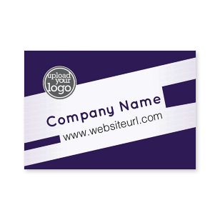 Bold Tilt Sticker 2x3 Rectangle Horizontal - Eggplant