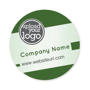 Bold Tilt Sticker 3x3 Circle - Verdun Green