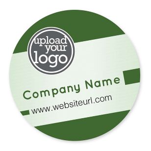 Bold Tilt Sticker 4x4 Circle - Verdun Green