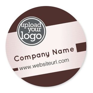 Bold Tilt Sticker 4x4 Circle - Wine