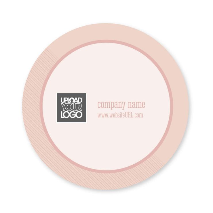Circle Stripes Sticker 3x3 Circle