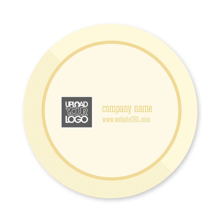 Circle Stripes Sticker 3x3 Circle