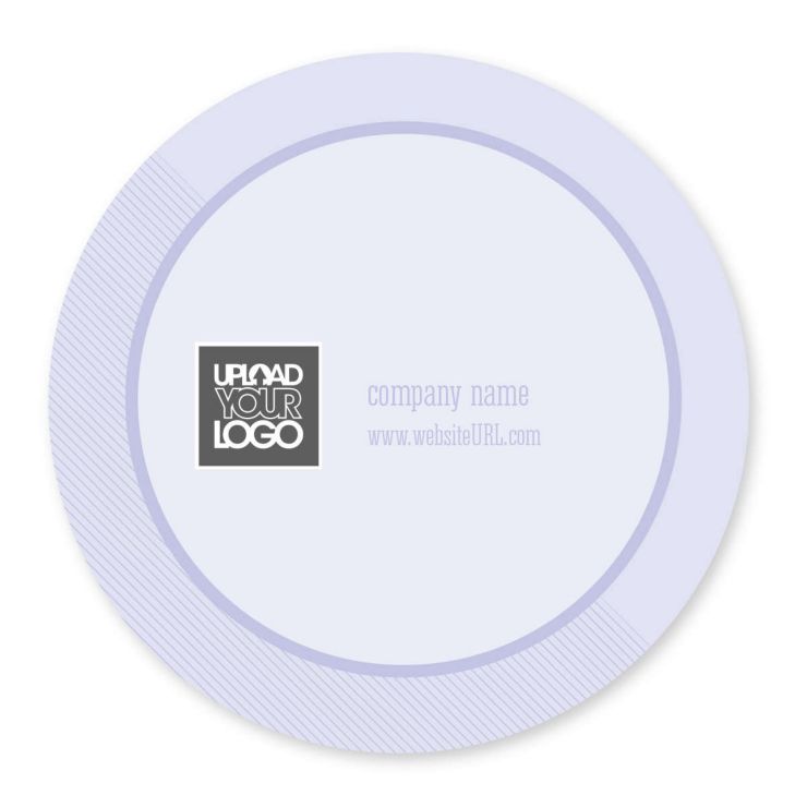 Circle Stripes Sticker 4x4 Circle