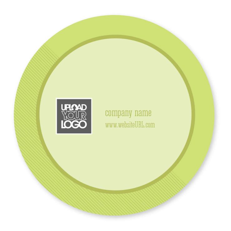 Circle Stripes Sticker 4x4 Circle