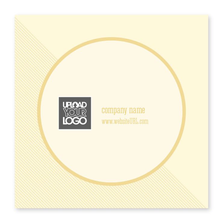 Circle Stripes Sticker 4x4 Square