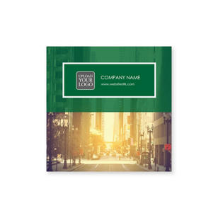 City Street Sticker 2x2 Square - Verdun Green