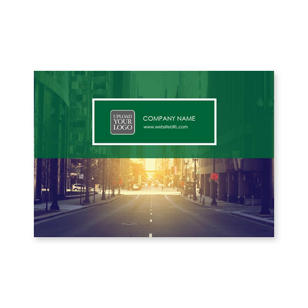 City Street Sticker 2x3 Rectangle Horizontal - Verdun Green