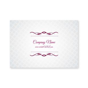 Cursive & Gray Sticker 2x3 Rectangle Horizontal - Affair Purple