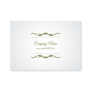 Cursive & Gray Sticker 2x3 Rectangle Horizontal - Verdun Green