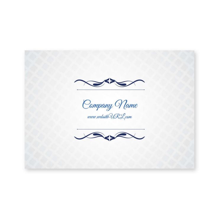 Cursive & Gray Sticker 2x3 Rectangle Horizontal