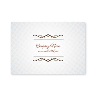 Cursive & Gray Sticker 2x3 Rectangle Horizontal - Desert Orange Red
