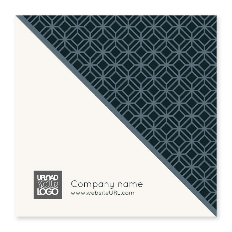 Diagonal Pattern Sticker 4x4 Square