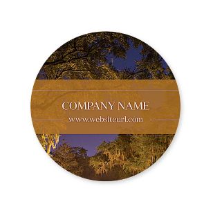 Dreamy Trees Sticker 2x2 Circle - Peru