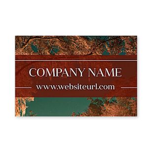 Dreamy Trees Sticker 2x3 Rectangle Horizontal - Merlot Red