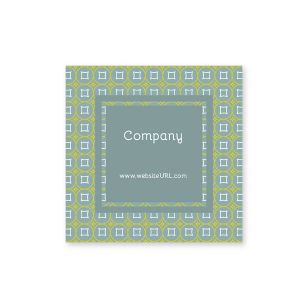 Glitz & Glam Sticker 2x2 Square - Charcoal