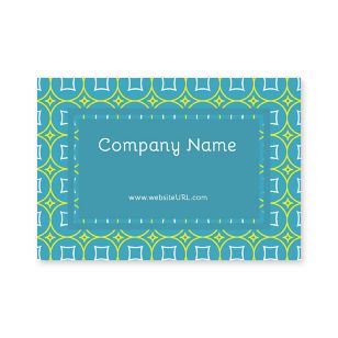 Glitz & Glam Sticker 2x3 Rectangle Horizontal - Blue, Sky