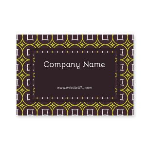 Glitz & Glam Sticker 2x3 Rectangle Horizontal - Wine