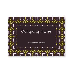 Glitz & Glam Sticker 2x3 Rectangle Horizontal - Wine