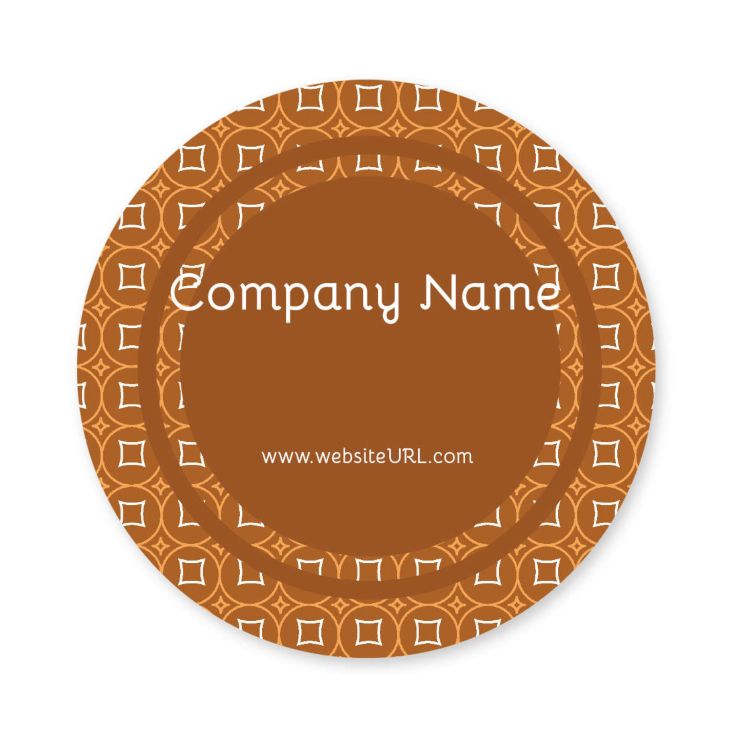 Glitz & Glam Sticker 3x3 Circle