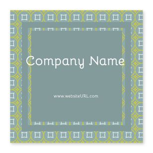 Glitz & Glam Sticker 4x4 Square - Charcoal