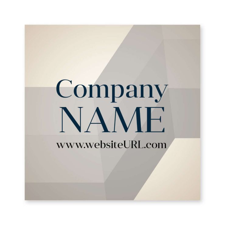 Hashtag Sticker 3x3 Square - Linen